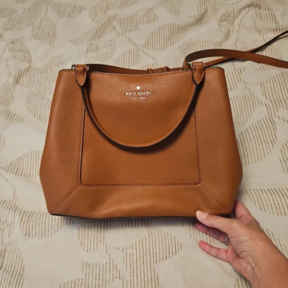 Cognac Brown Hand Bag